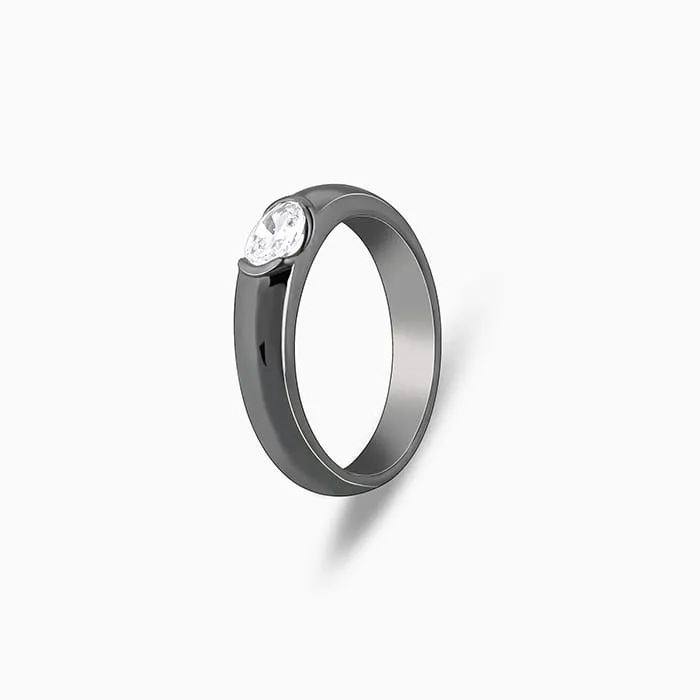 Black Rhodium Supremo Ring For Him Giva