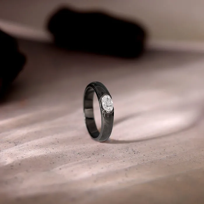 Black Rhodium Supremo Ring For Him Giva