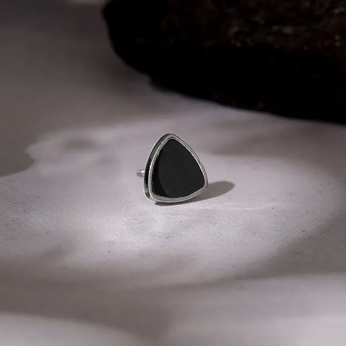 Black Rhodium Titan Spirit Earring For Men Giva