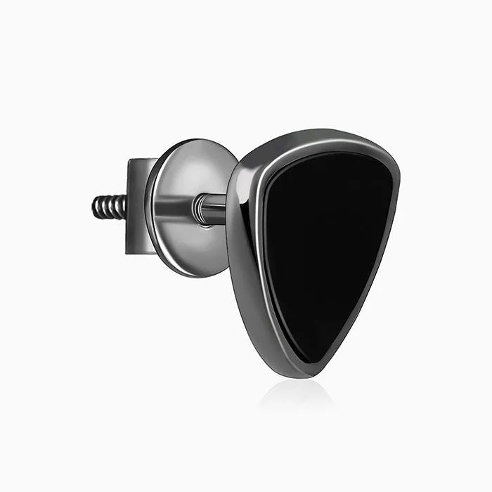 Black Rhodium Titan Spirit Earring For Men Giva