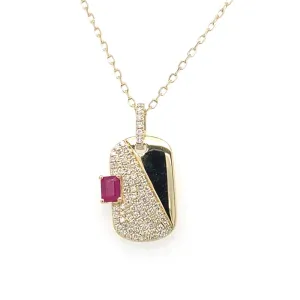Colored Stone Necklace
