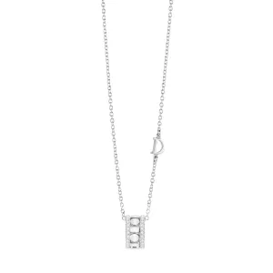 Damiani Belle Epoque Reel 18ct White Gold 0.19ct Diamond Necklace