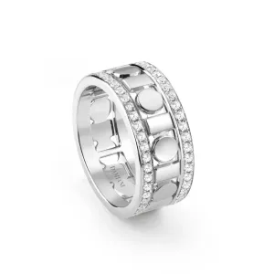 Damiani Belle Epoque Reel 18ct White Gold Diamond Ring