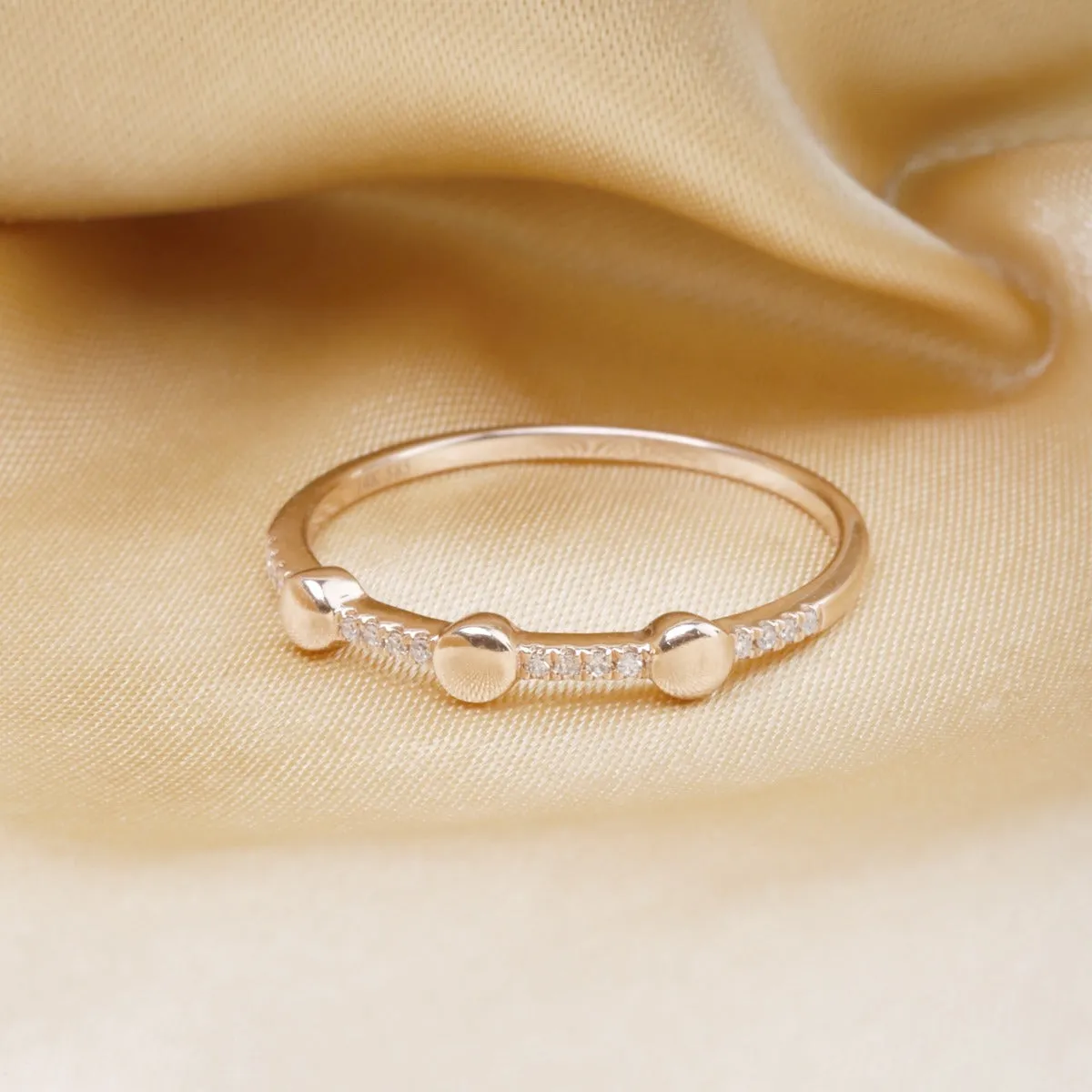Diamond Accent 14K Yellow Gold Band Croghans