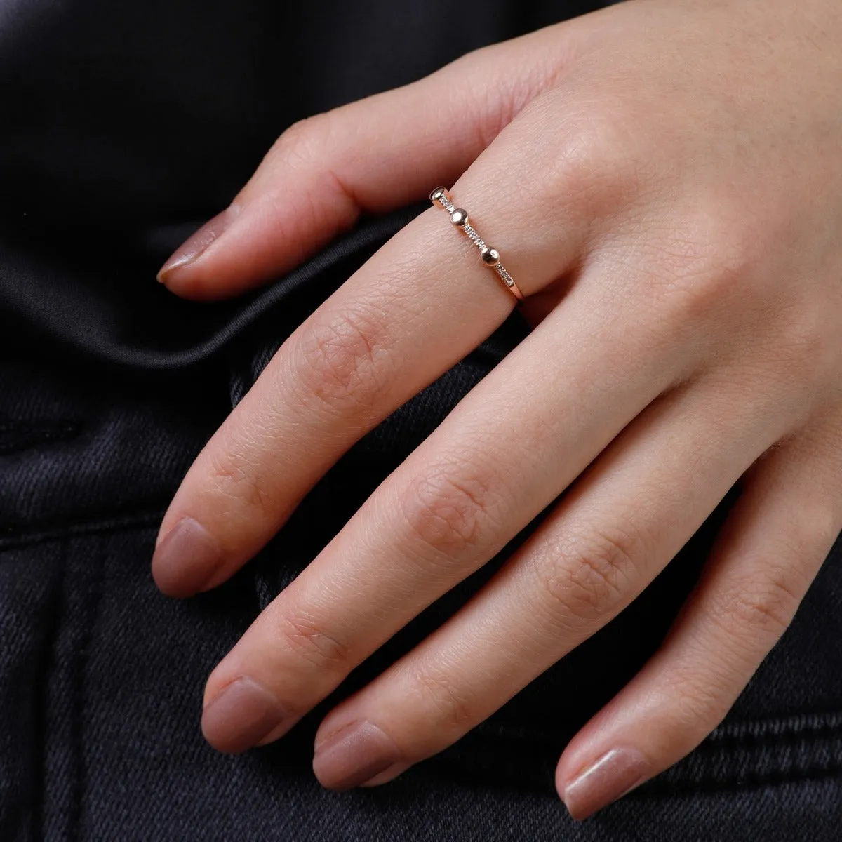 Diamond Accent 14K Yellow Gold Band Croghans