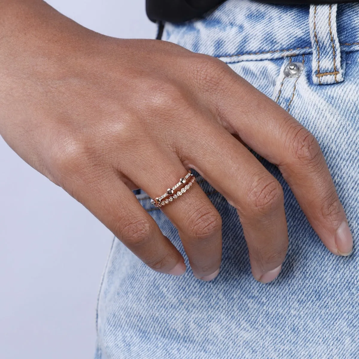 Diamond Accent 14K Yellow Gold Band Croghans