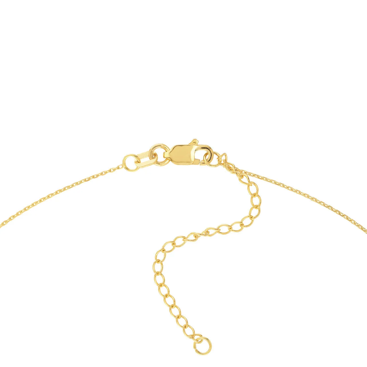 Diamond Mini Cross 14K Yellow Gold Pendant Necklace Croghans