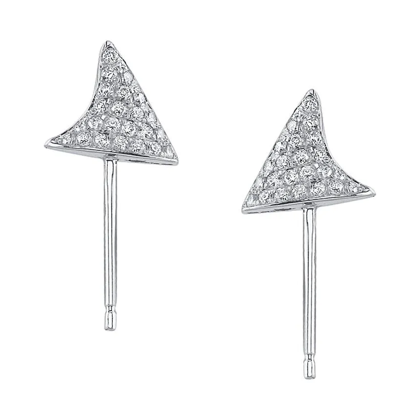 DIAMOND THORN STUDS Anita Ko