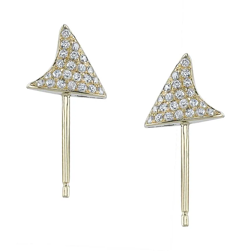 DIAMOND THORN STUDS Anita Ko