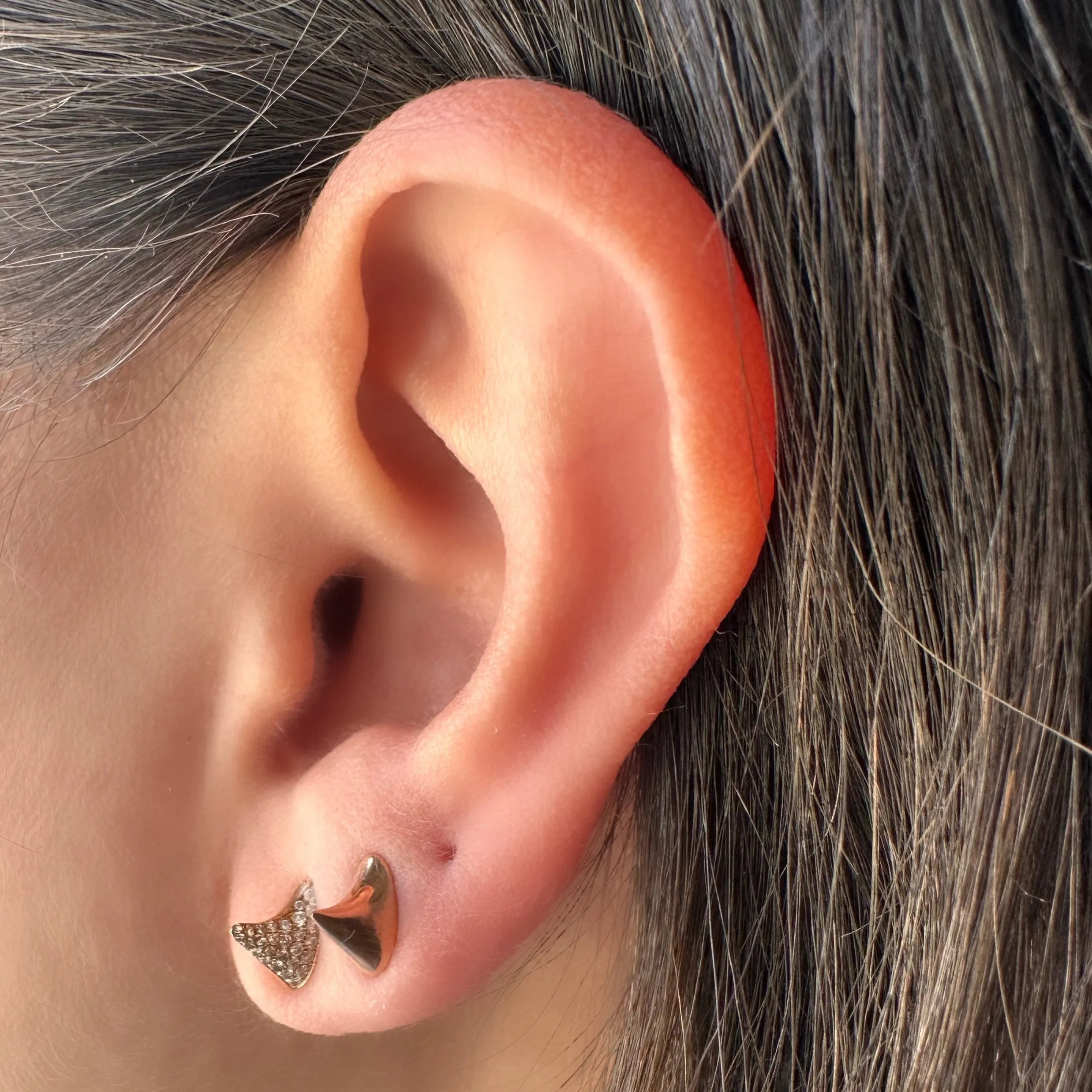 DIAMOND THORN STUDS Anita Ko