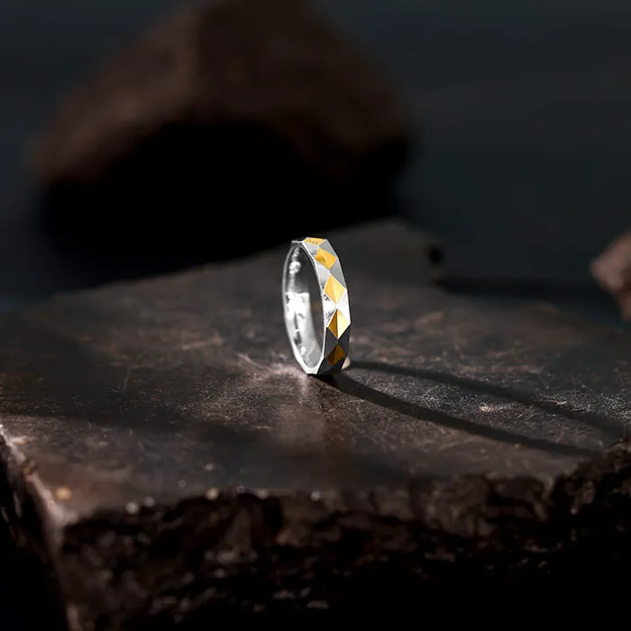Dual Tone Altruistic Band For Him Giva
