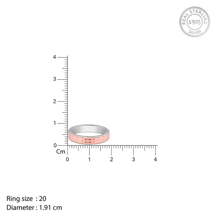 Dual Tone Compassionate Band For Him Giva