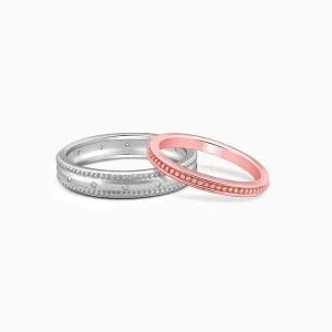Dual Tone Lifeline Couple Band Giva