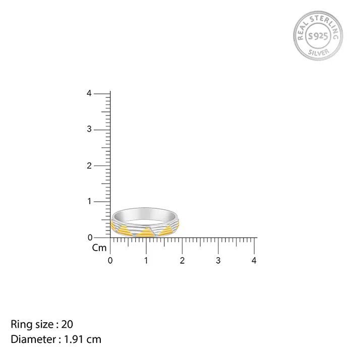 Dual Tone Lively Band For Him Giva