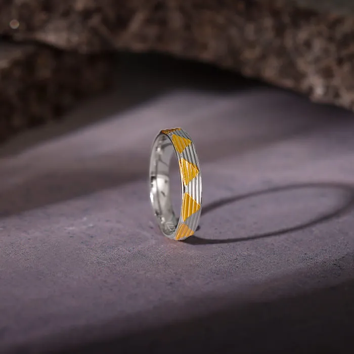 Dual Tone Lively Band For Him Giva