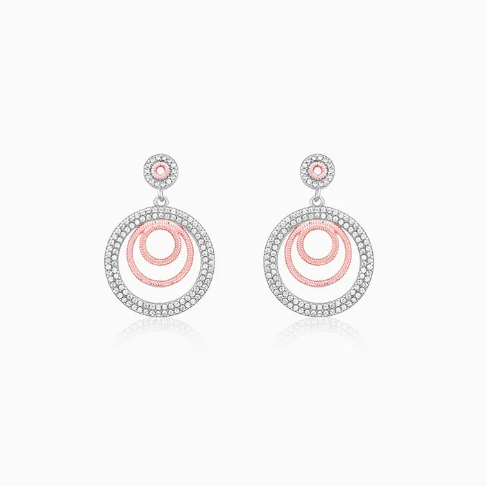 Dual Tone Luna Halo Earrings Giva