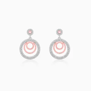 Dual Tone Luna Halo Earrings Giva