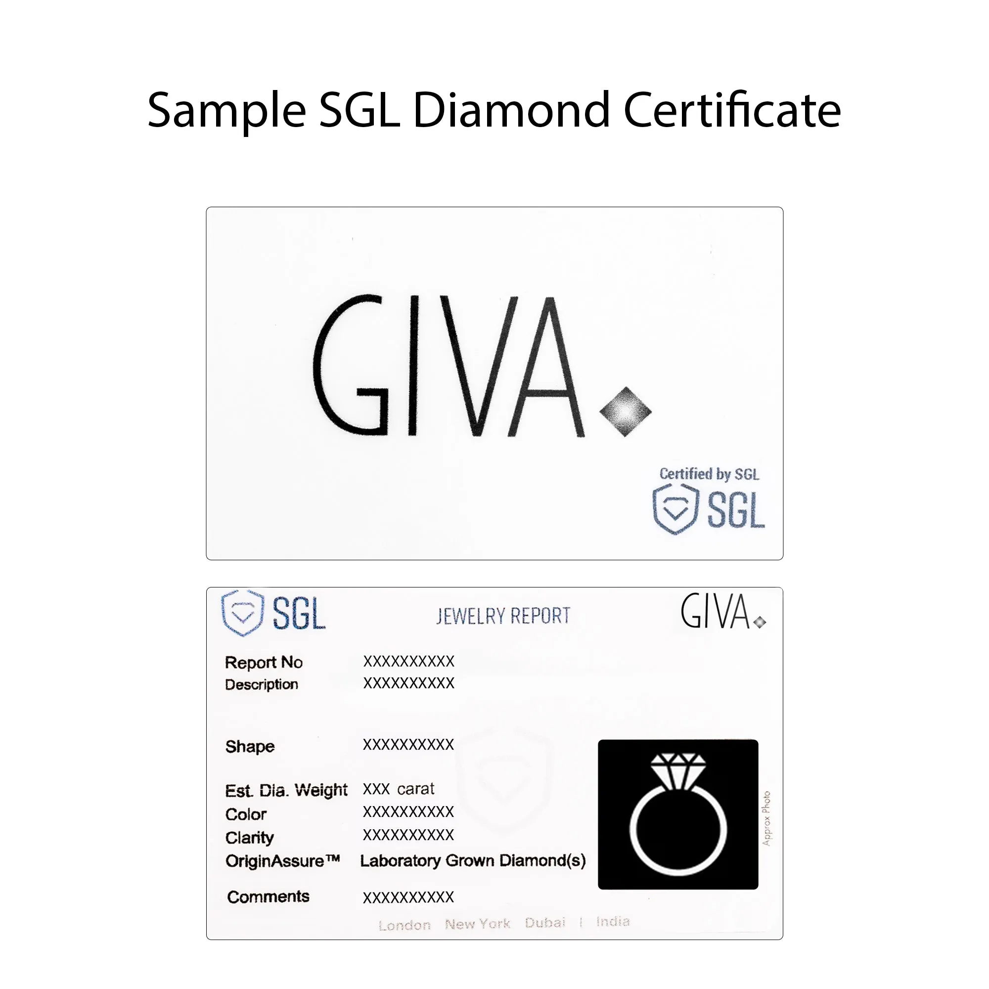 Gold Abstract Diamond Earrings Giva