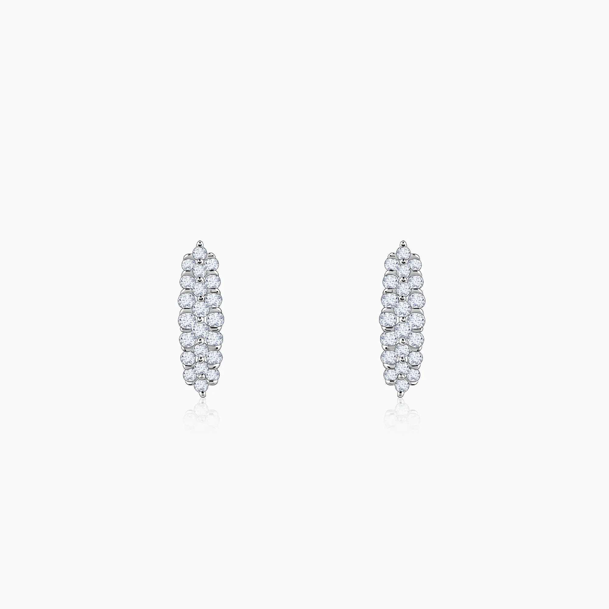 Gold Baroque Diamond Earrings Giva