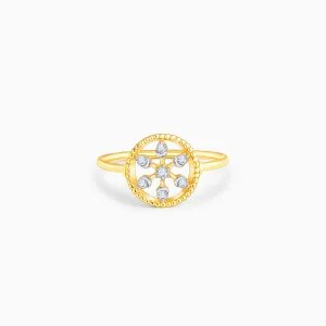 Gold Blossoming Fleur Diamond Ring Giva