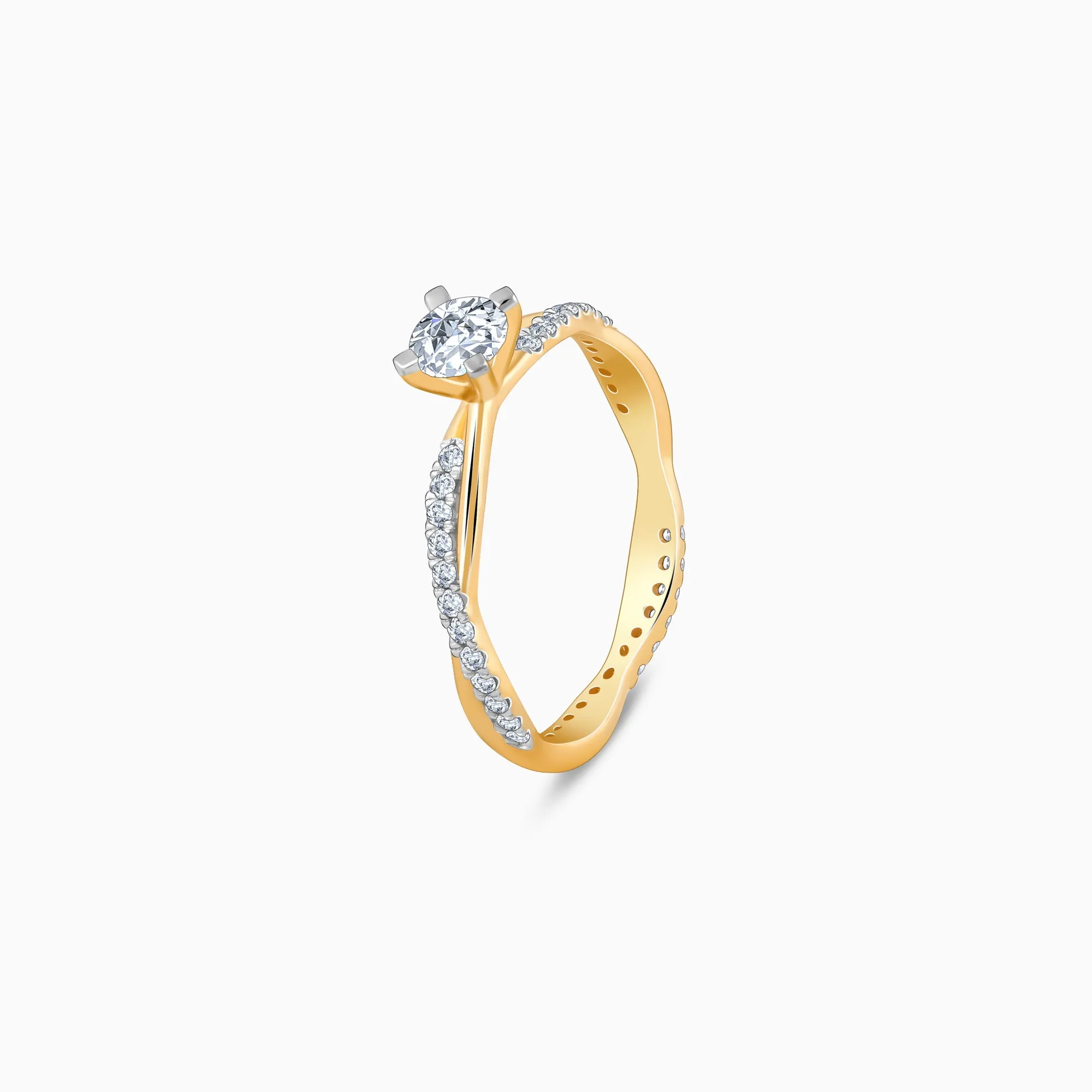 Gold Bold Beauty Diamond Ring Giva