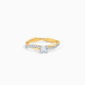 Gold Bold Beauty Diamond Ring Giva