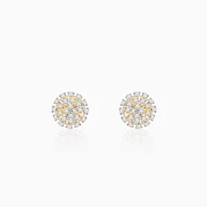 Gold Dandelion Whisper Diamond Earrings Giva