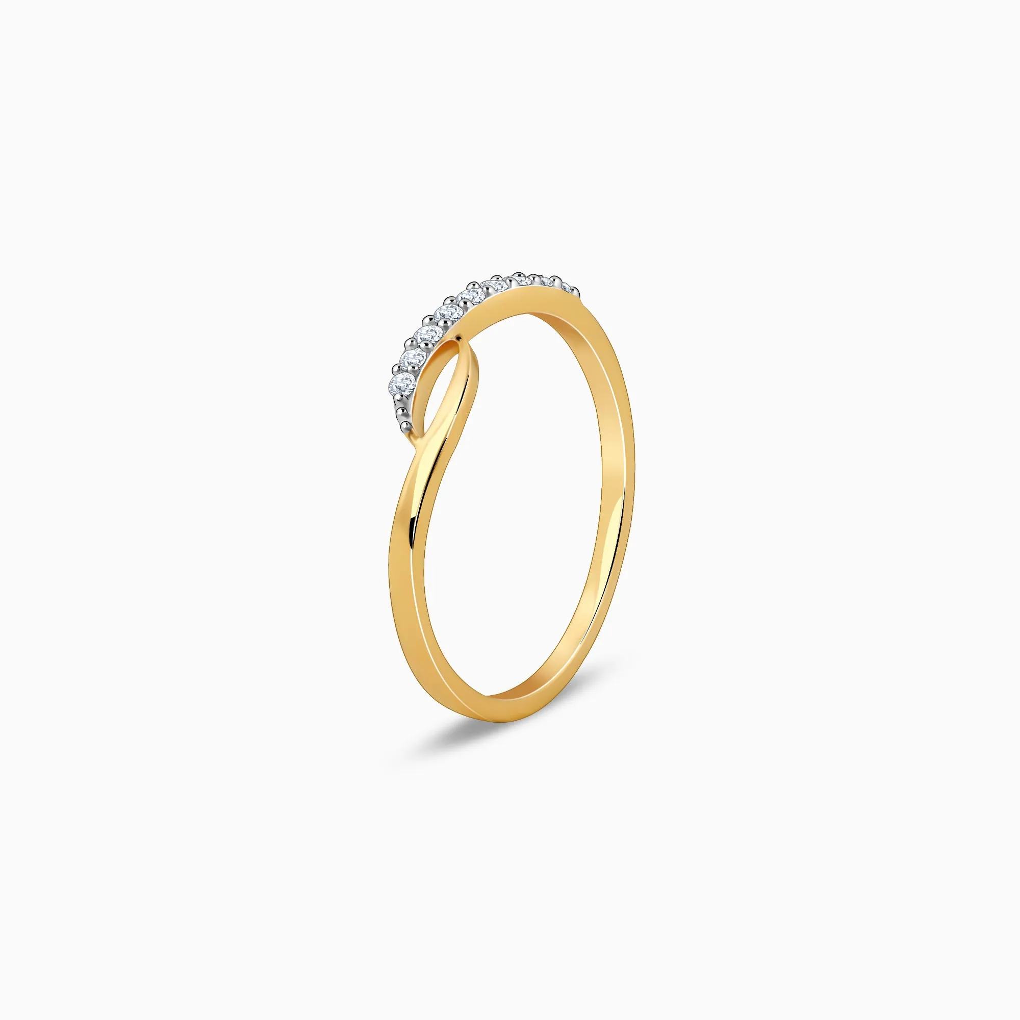 Gold Divine Grace Diamond Ring Giva