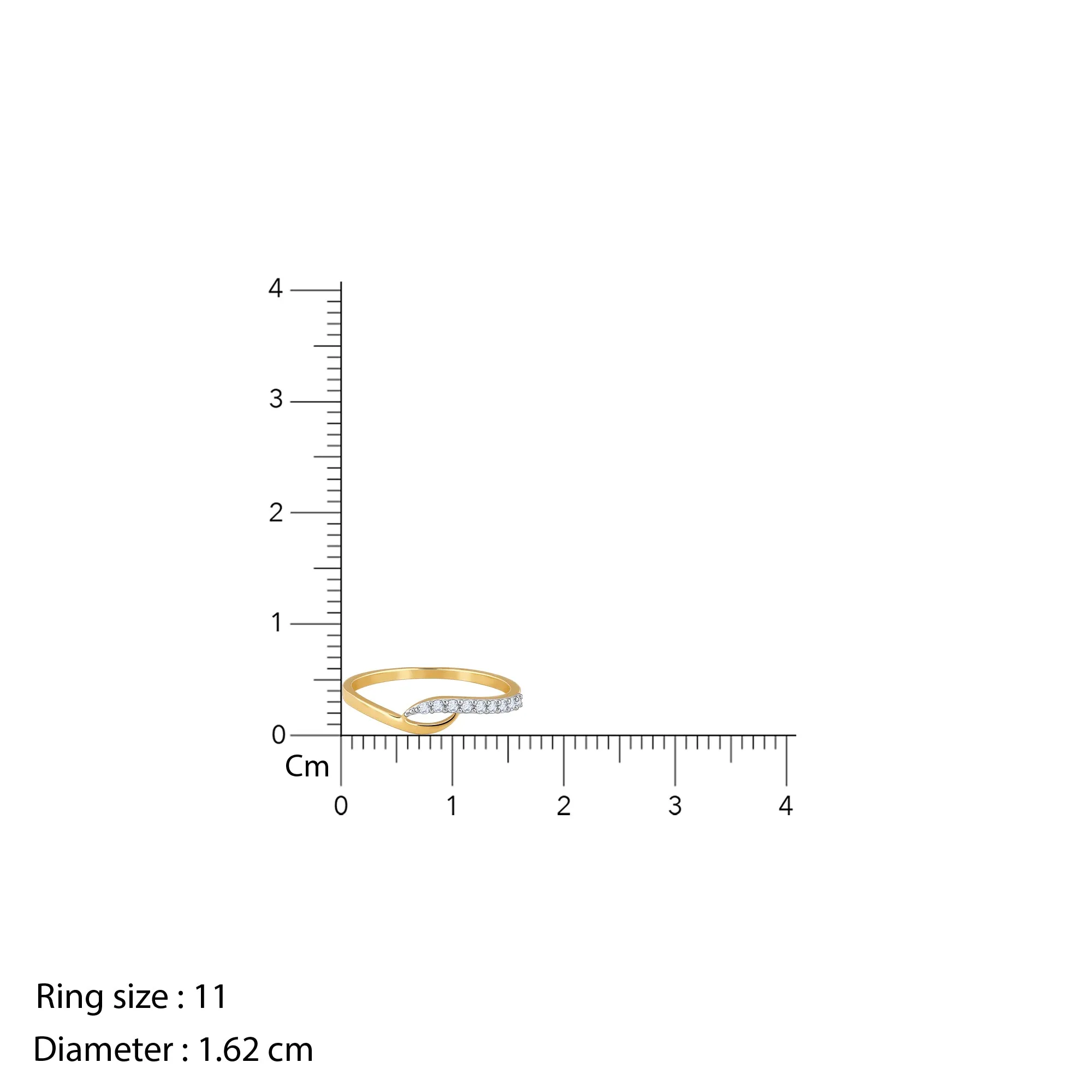 Gold Divine Grace Diamond Ring Giva