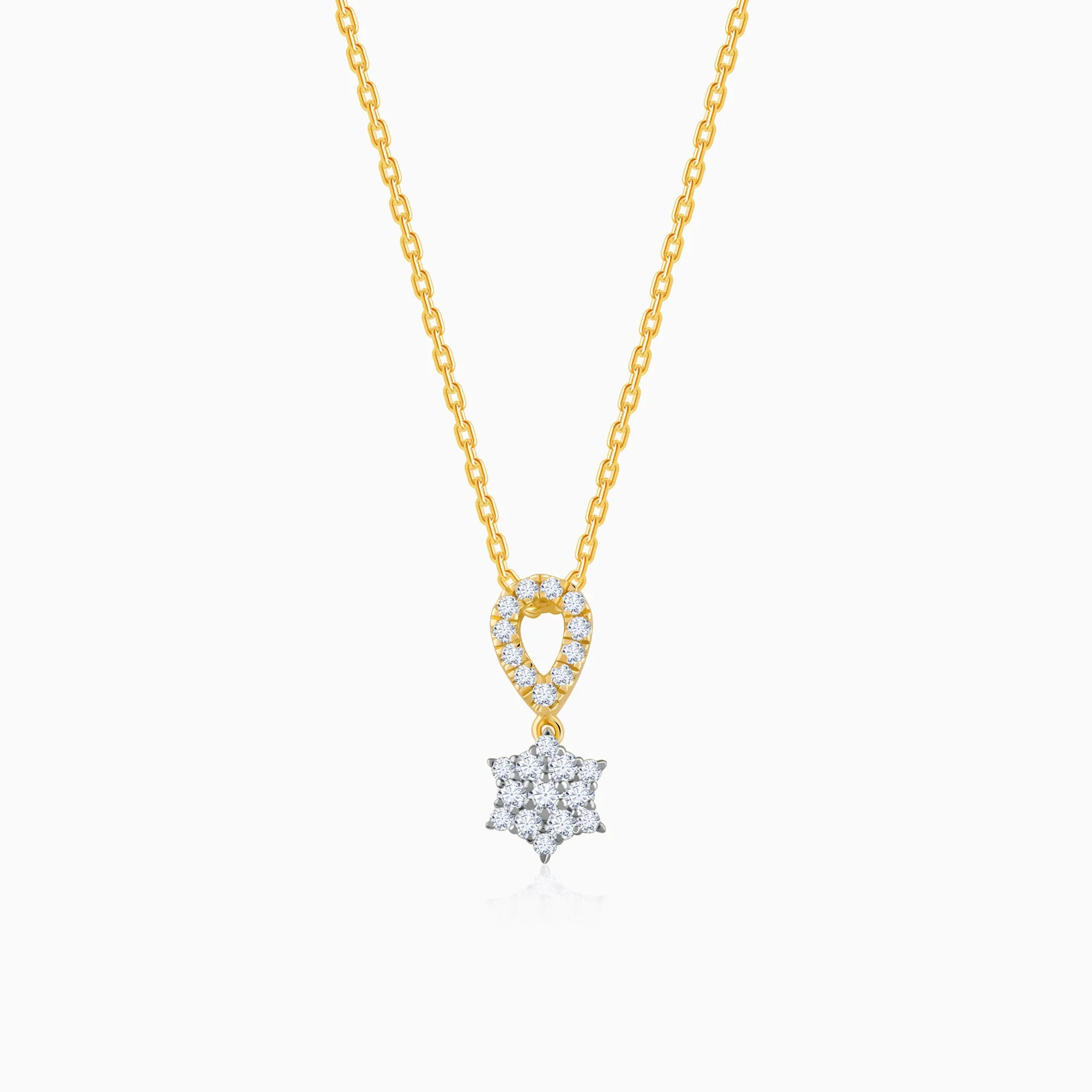 Gold Endless Glow Diamond Pendant Giva