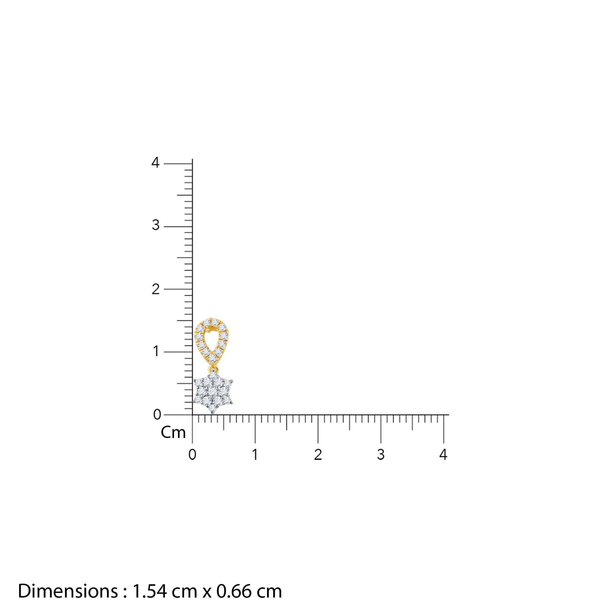 Gold Endless Glow Diamond Pendant Giva