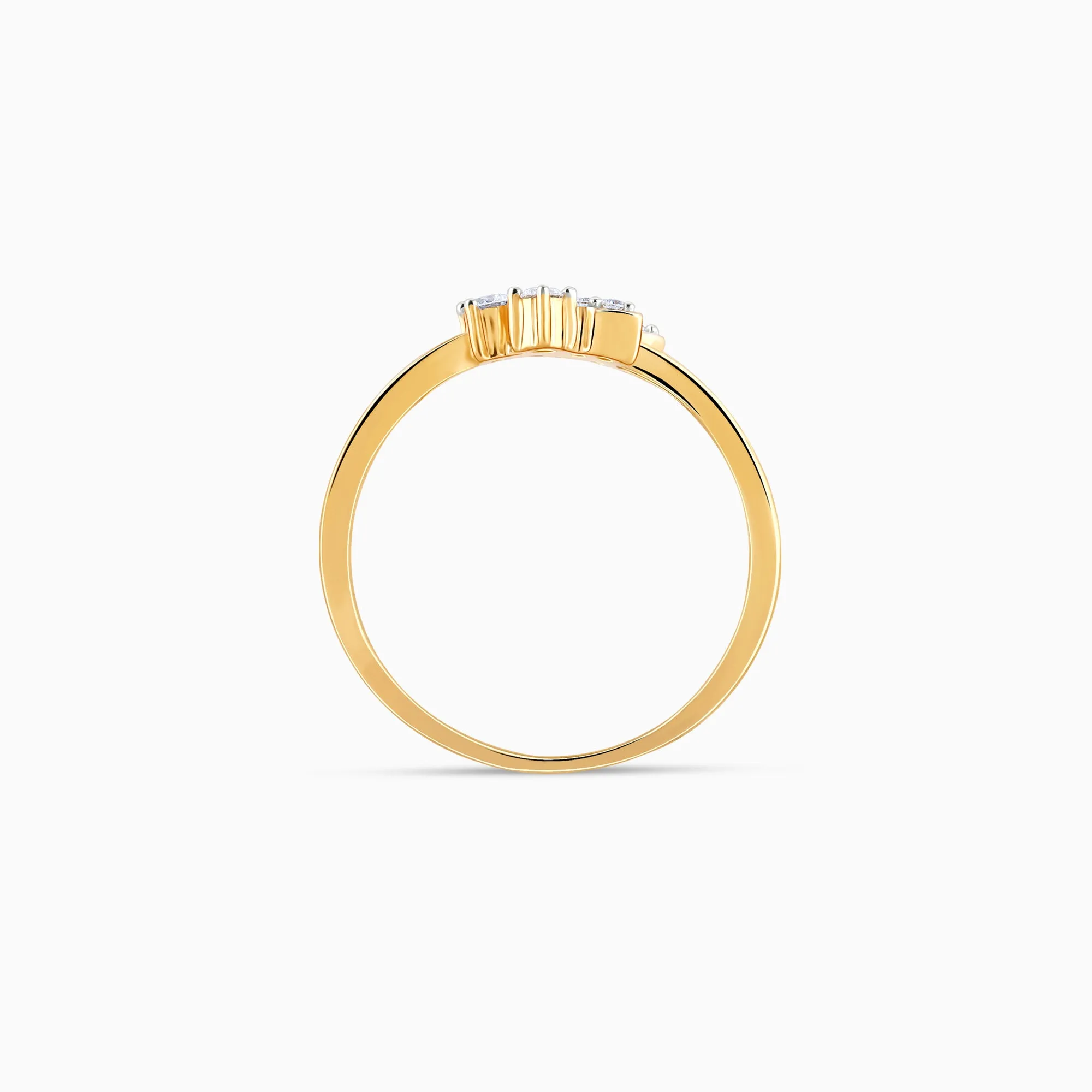 Gold Floral Flirt Diamond Ring Giva