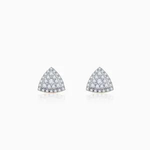 Gold Glitter Punch Diamond Earrings Giva