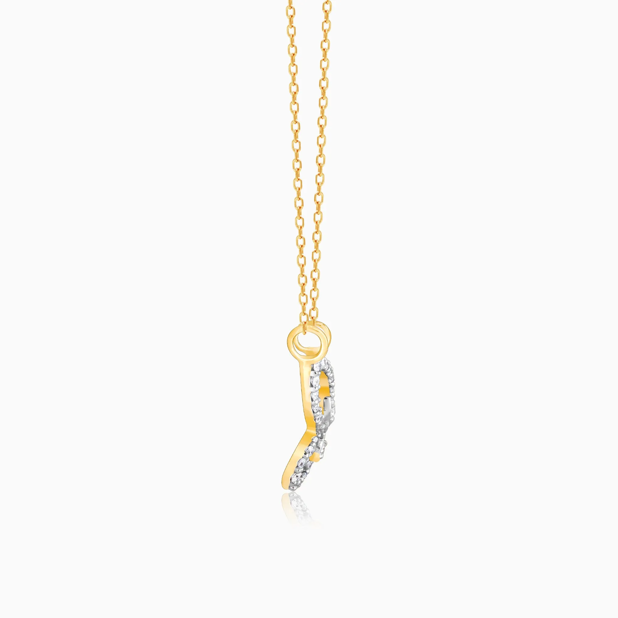 Gold Glorious Butterfly Diamond Set Giva