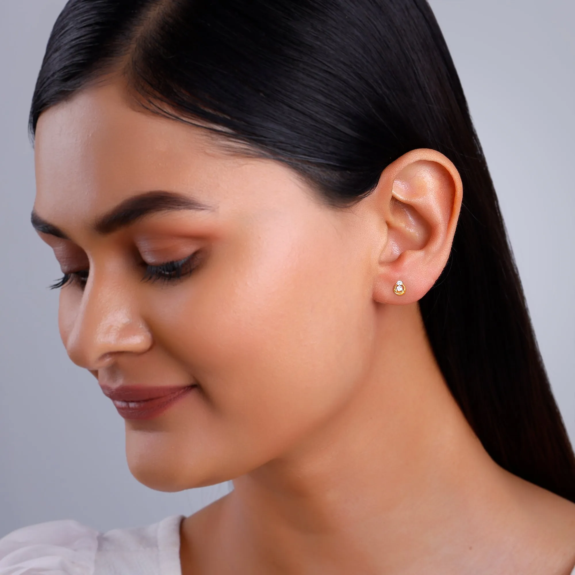 Gold Glow Forever Diamond Earrings Giva