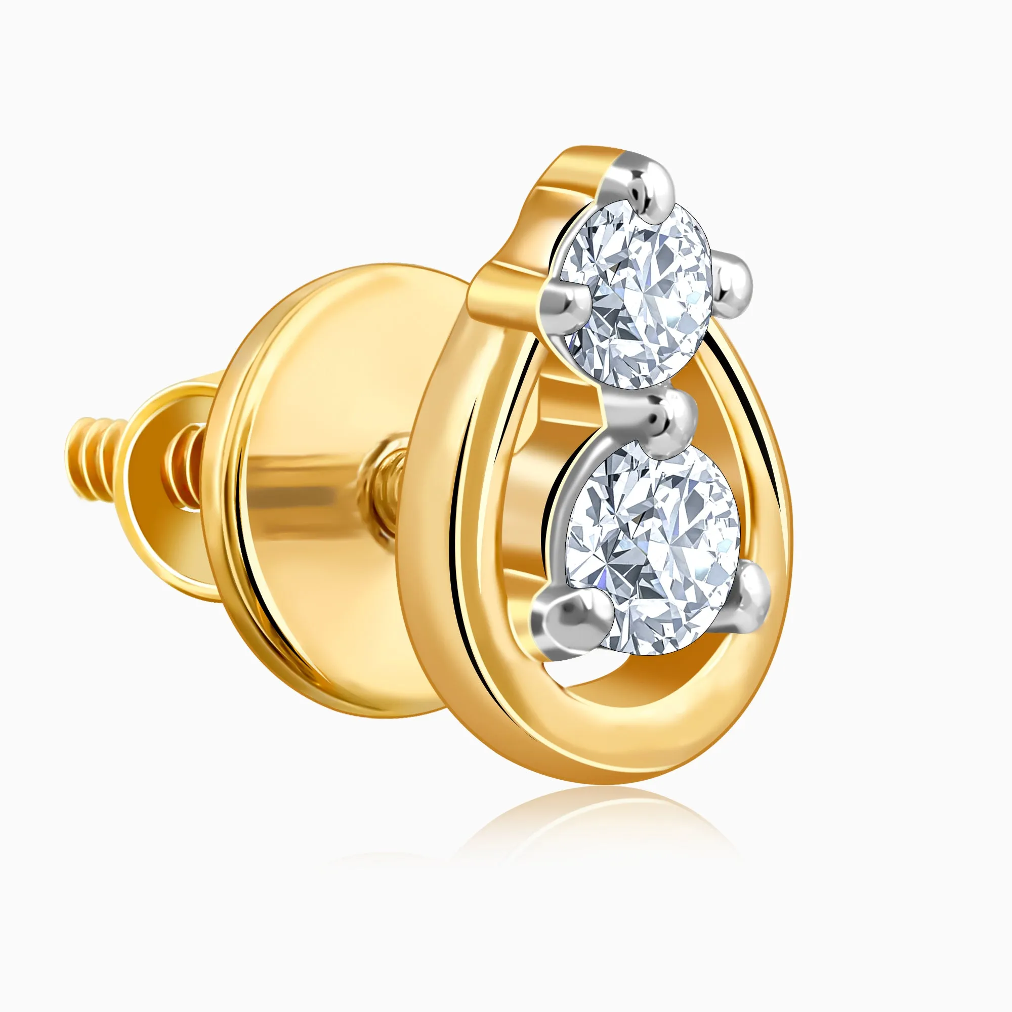 Gold Glow Forever Diamond Earrings Giva