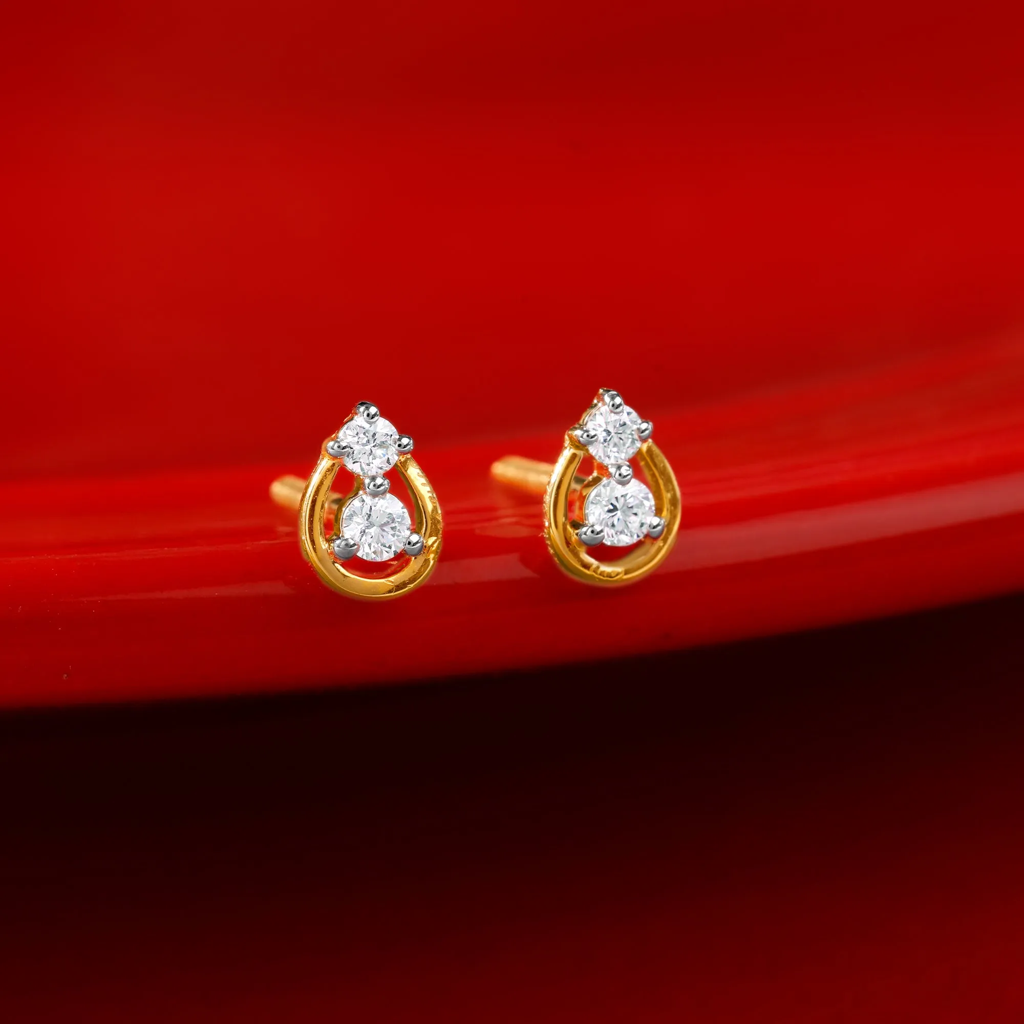 Gold Glow Forever Diamond Earrings Giva