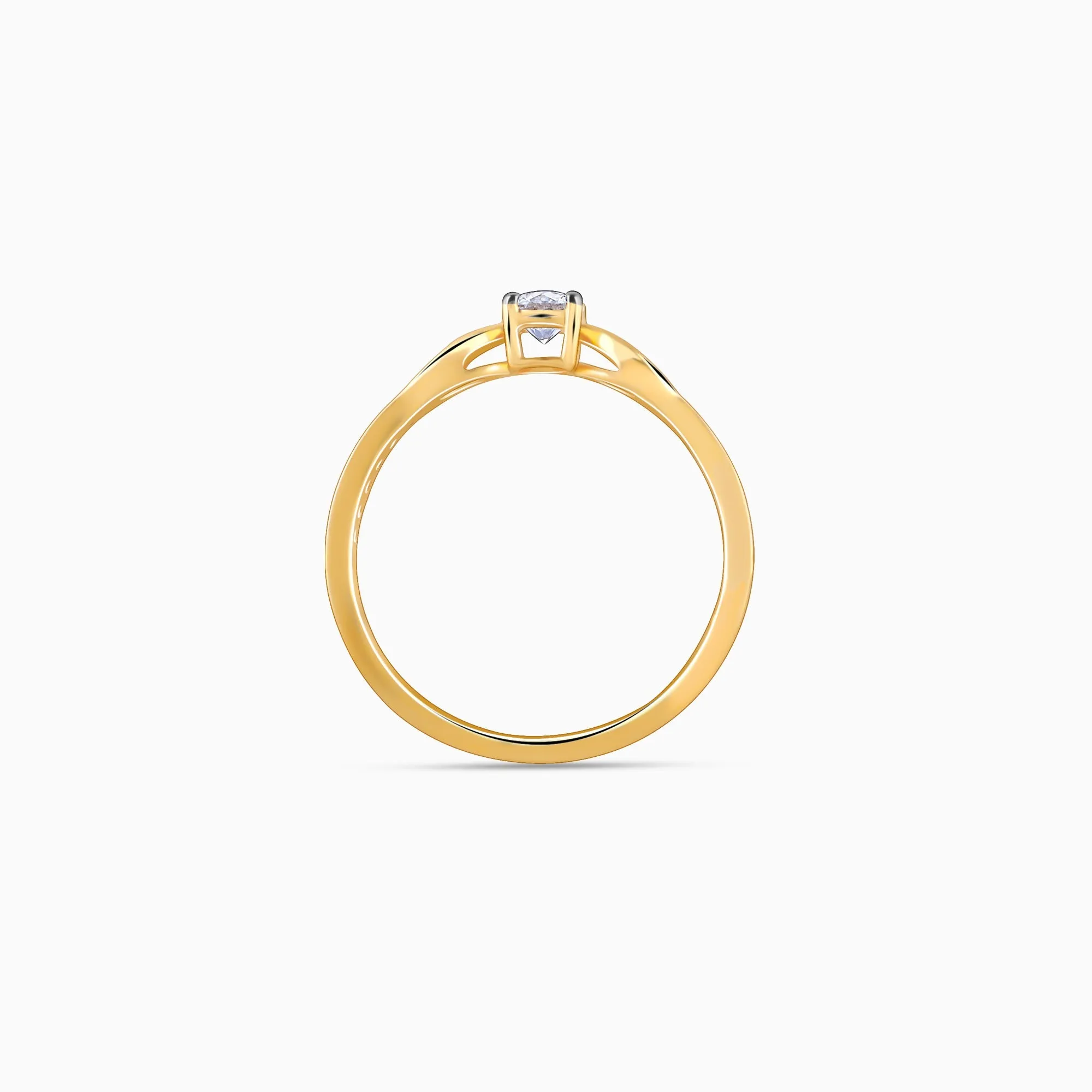 Gold Leafora Diamond Ring Giva