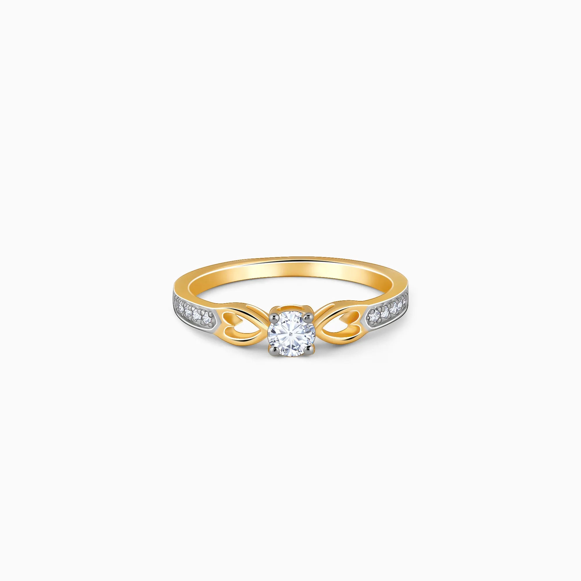 Gold Leafora Diamond Ring Giva