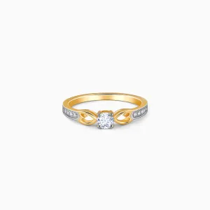 Gold Leafora Diamond Ring Giva