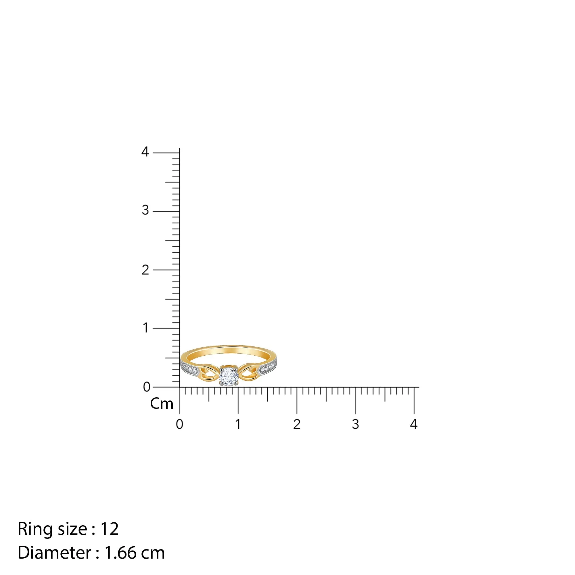 Gold Leafora Diamond Ring Giva