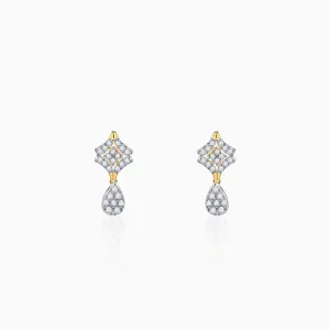 Gold Luminous Drops Diamond Earrings Giva