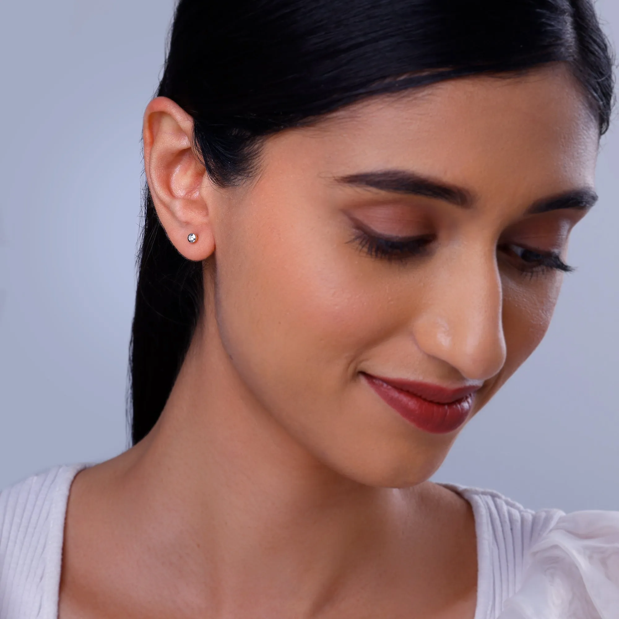Gold Mimo Diamond Stud Earrings Giva
