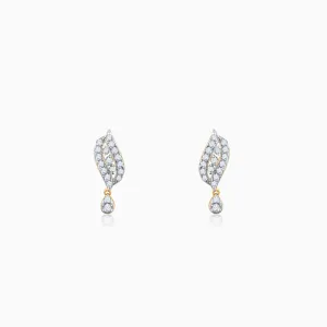 Gold Opulent Halo Diamond Earrings Giva