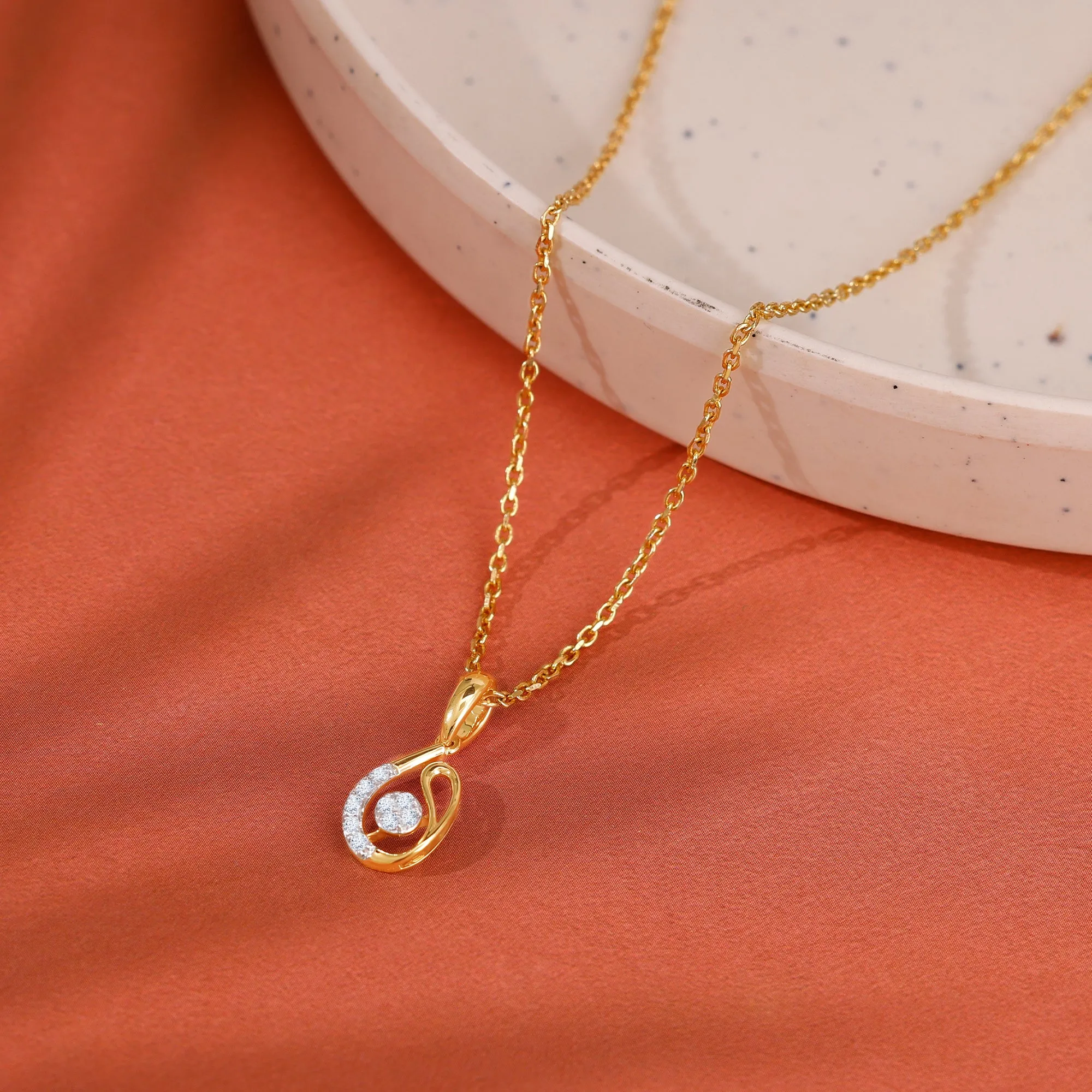 Gold Origin Diamond Pendant Giva