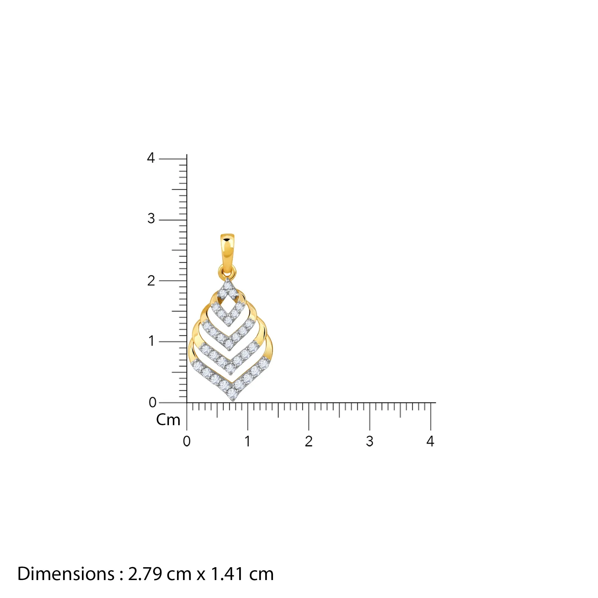 Gold Regal Diamond Pendant Giva