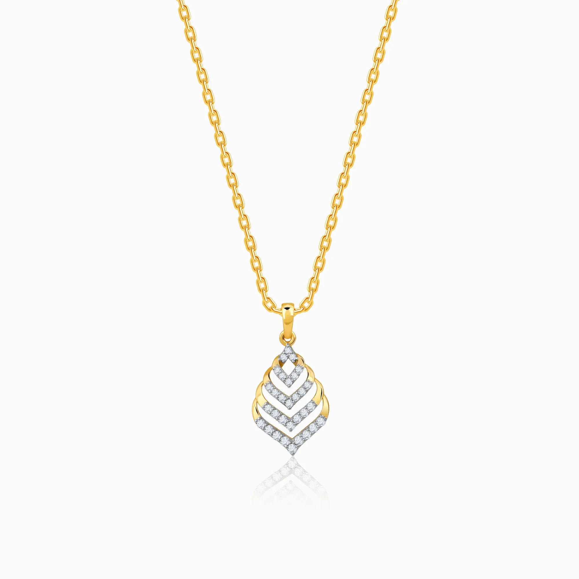 Gold Regal Diamond Pendant Giva
