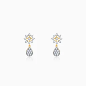 Gold Roseate Glow Diamond Earrings Giva