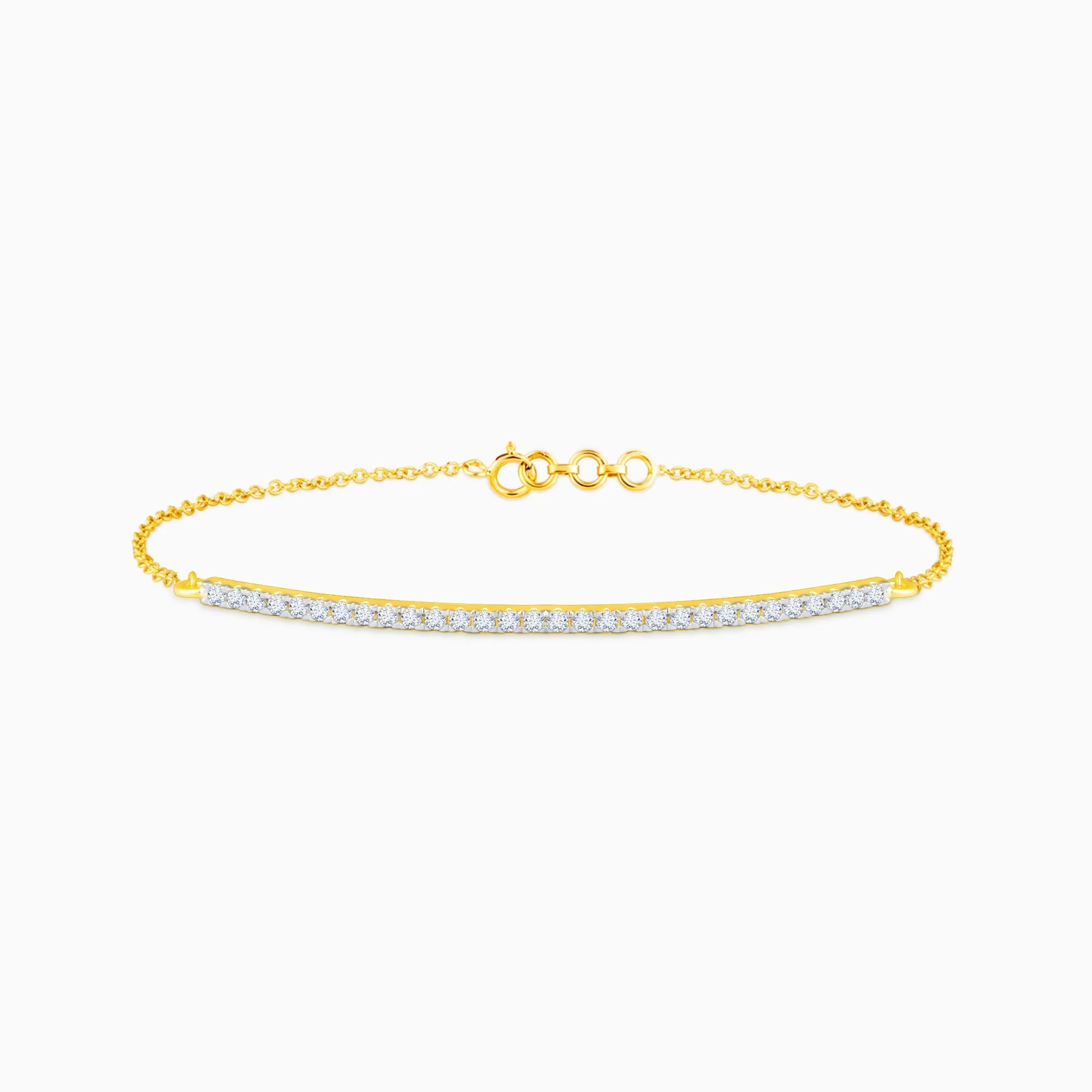 Gold Serene Love Diamond Bracelet Giva