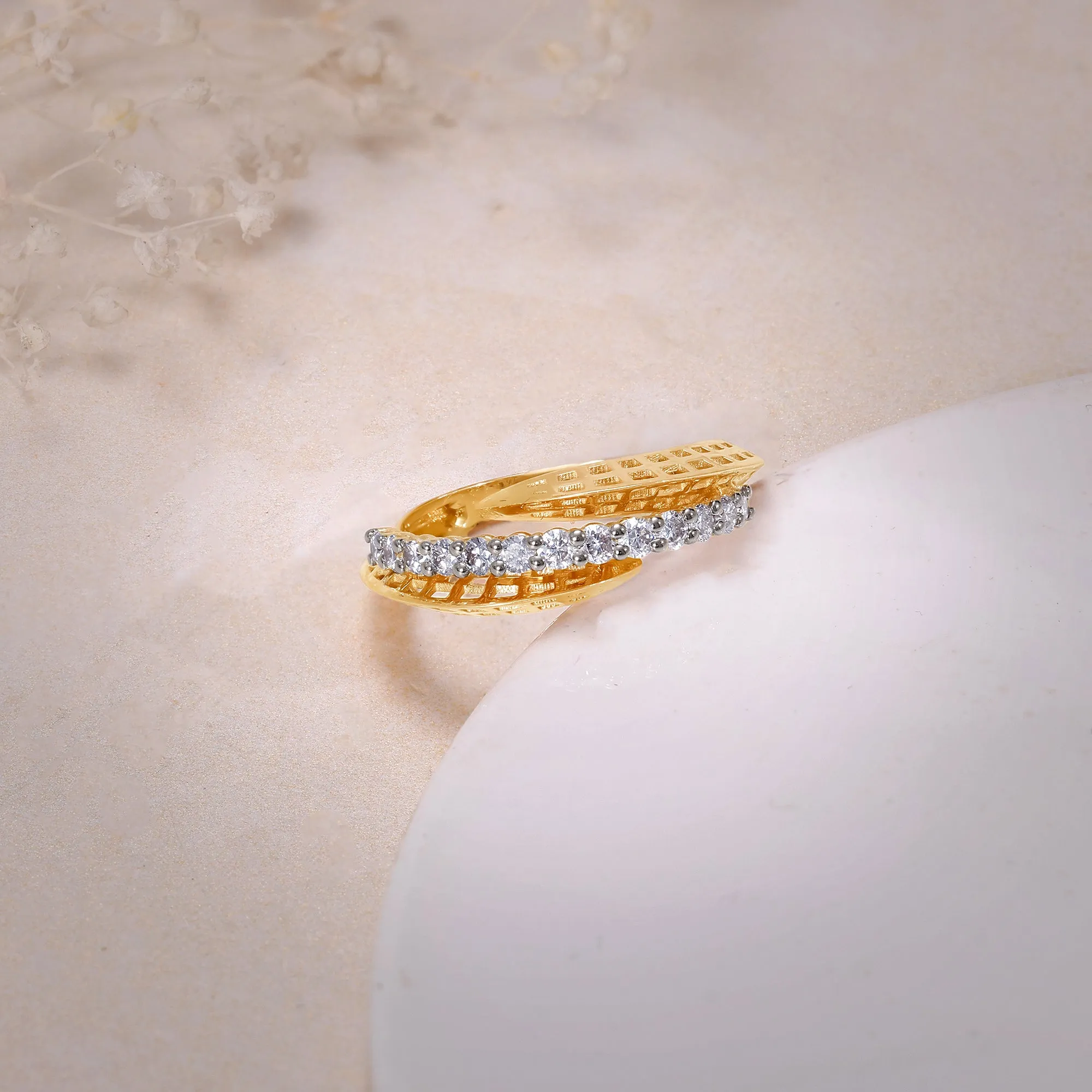 Gold Shimmering Moments Diamond Ring Giva